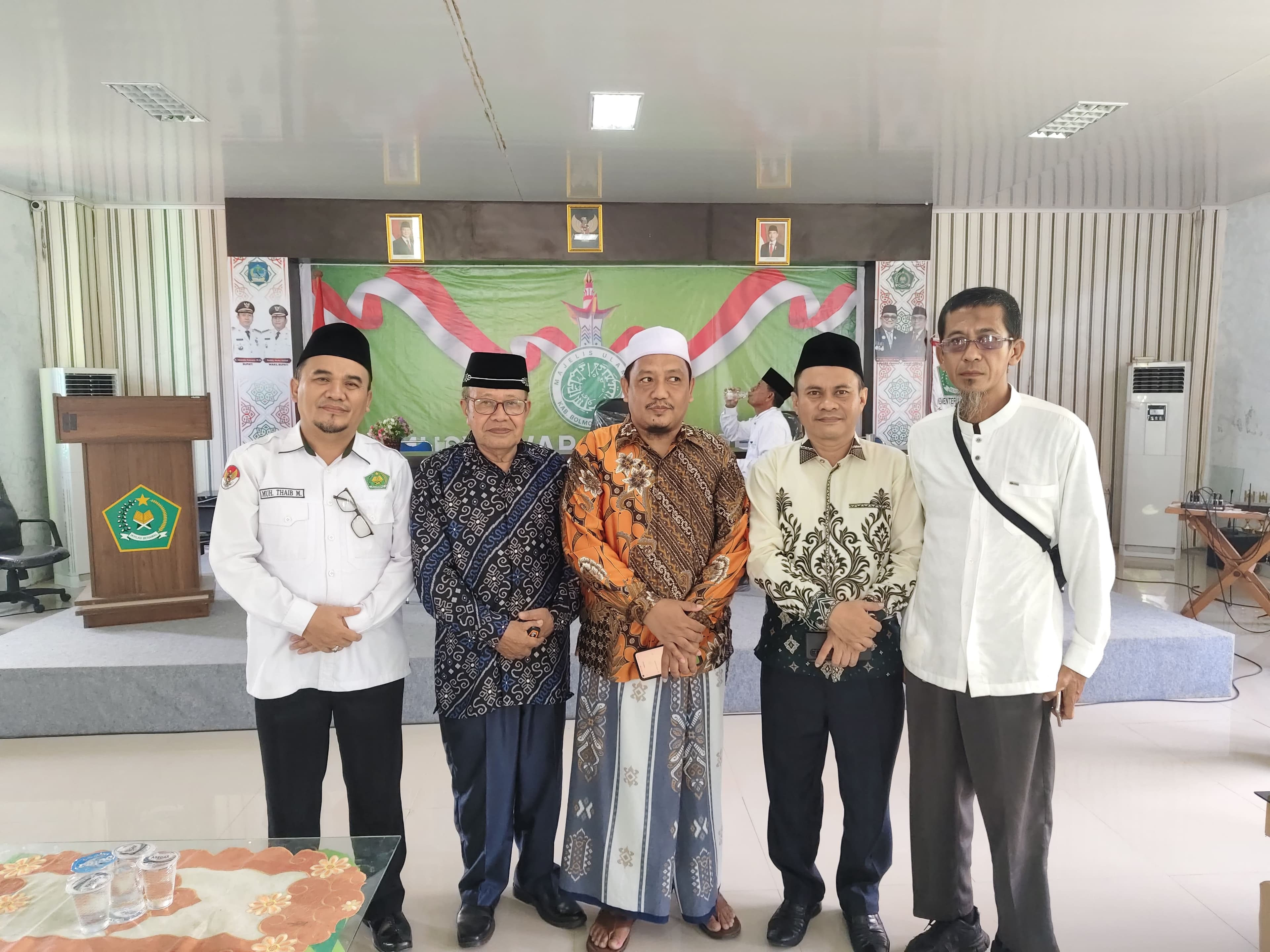 Rois Syuriah PCNU Bolsel Kiyai Hajrin Saripi, Lc. Terpilih sebagai Ketua MUI Bolsel Periode 2026–2031